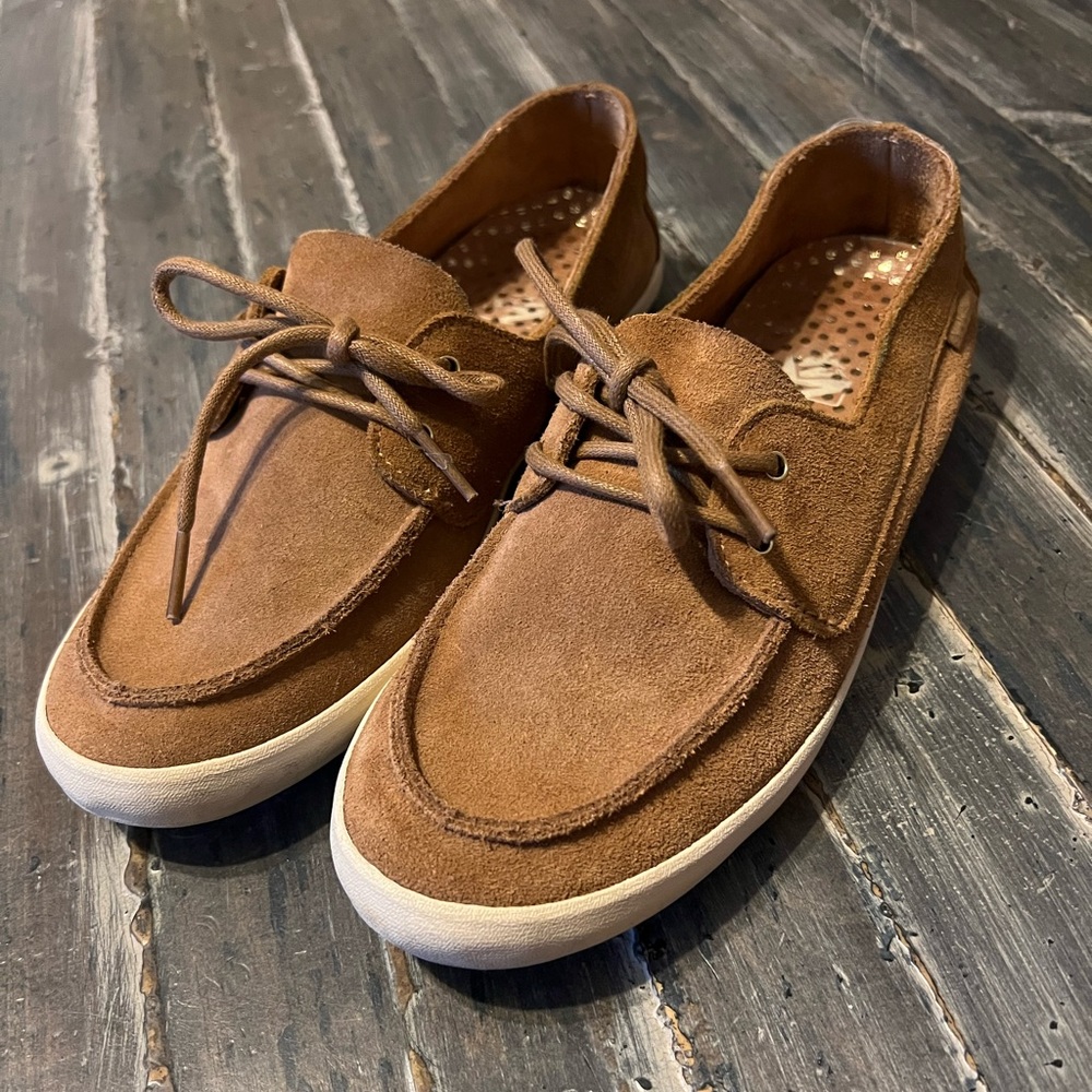 Vans- woman’s size 8- suede- loafer type